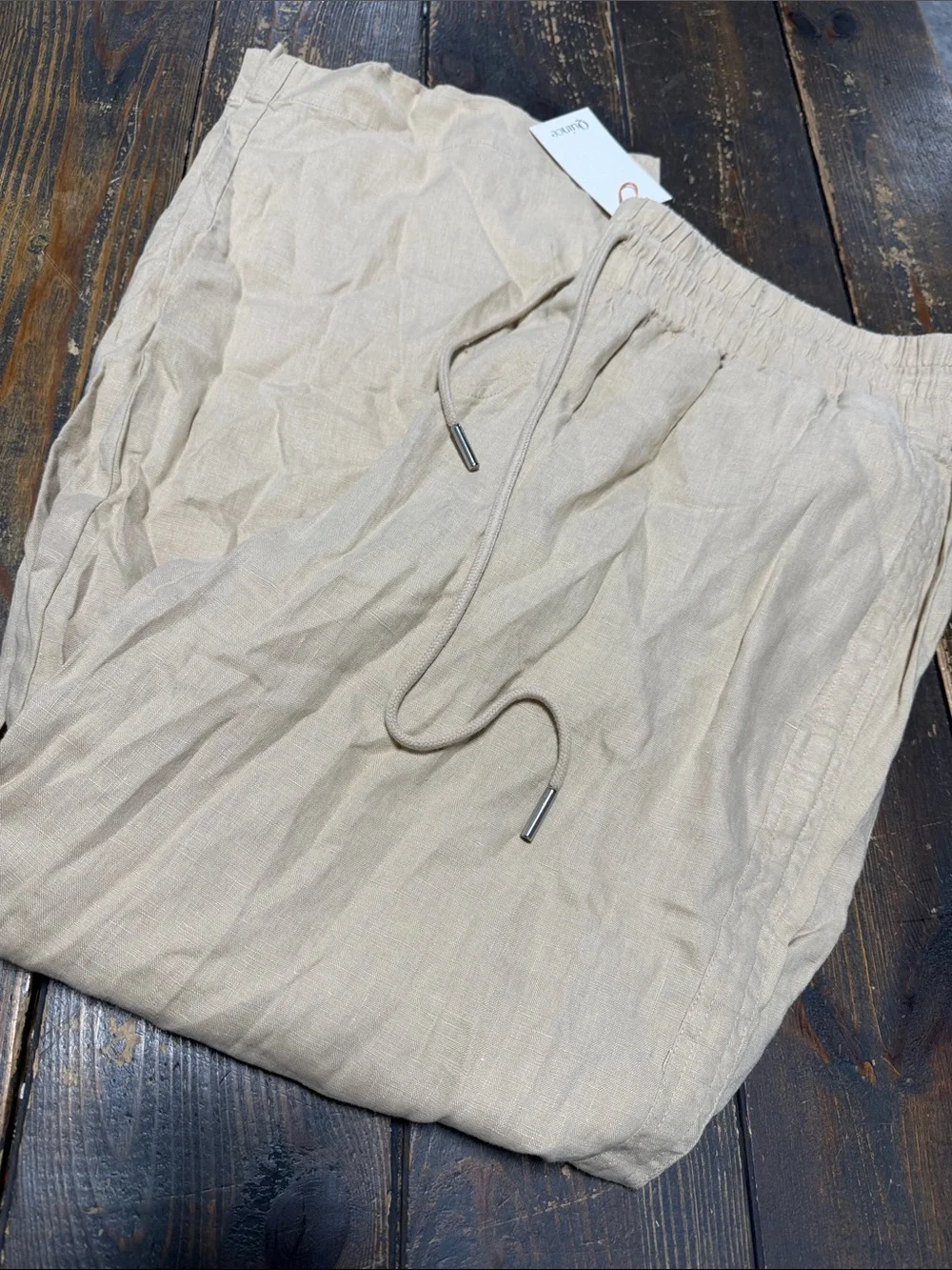 100% European Linen Wide Leg Pants - XL - Picture 7 of 12